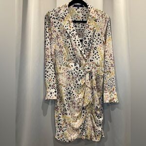 RACHEL Rachel Roy - Floral Print Wrap Dress